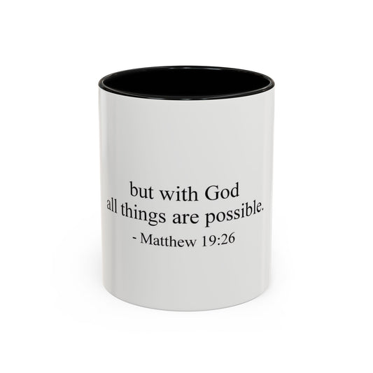 Inspirational Coffee Mug with Bible Verse - Perfect Gift for Encouragement, Faith-Based, Religious, Devotional, Inspirational Décor
