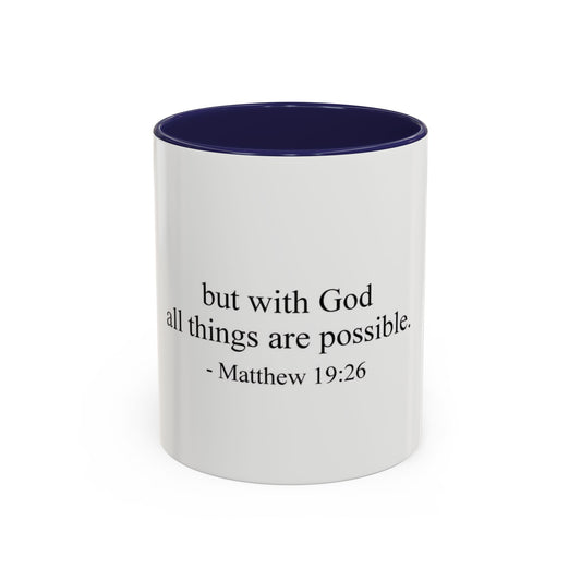 Inspirational Coffee Mug with Bible Verse - Perfect Gift for Encouragement, Faith-Based, Religious, Devotional, Inspirational Décor